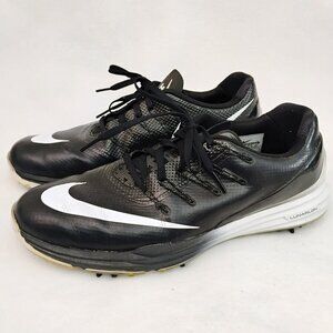 Nike Lunar Control 4 Golf Shoes Spikes, Black, Men size 9 - 819037-001